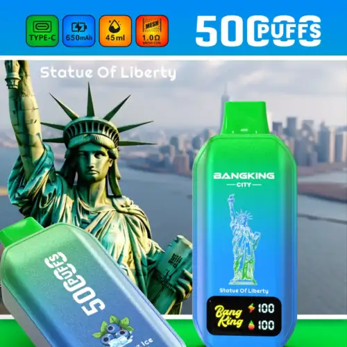 BANG KING 50000 Puffs CITY BK5 CT Disposable Vape Ultimate Vaping Power