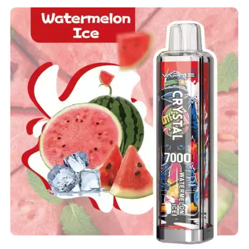 VAPME CRYSTAL 7000 Puffs Disposable Vape Powerful Flavorful and Long Lasting