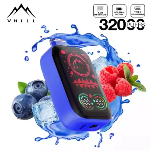VHILL FULL SCREEN 32000 Puffs Disposable Vape Advanced Powerful and Flavorful