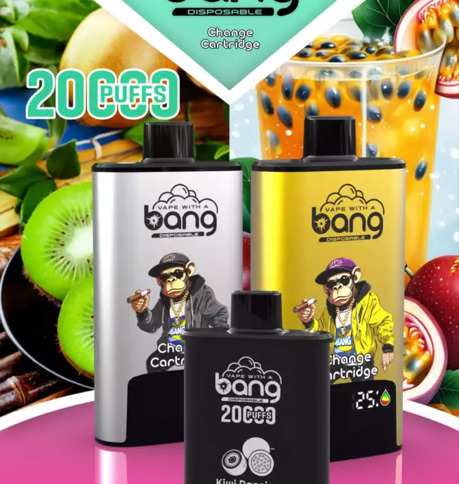 BANG 20000 PUFFS DSK046 B20HD Vape 20ml E-Liquid Dual Mesh Coil