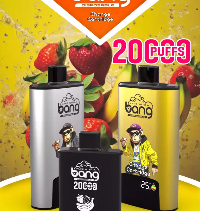 BANG 20000 PUFFS DSK046 B20HD Vape 20ml E-Liquid Dual Mesh Coil