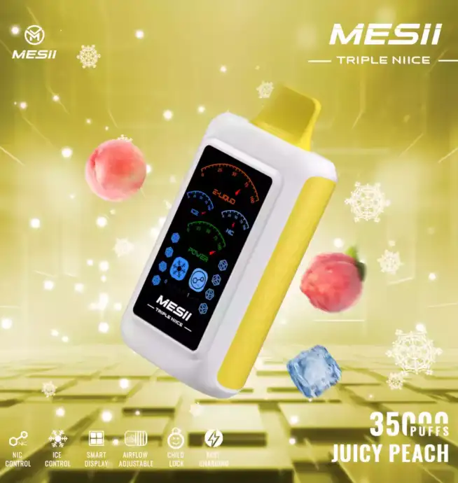 Mesii Triple NIICE 35000 Puffs Vape Adjustable ice nicotine and 35,000 puffs