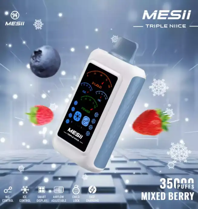 Mesii Triple NIICE 35000 Puffs Vape Adjustable ice nicotine and 35,000 puffs