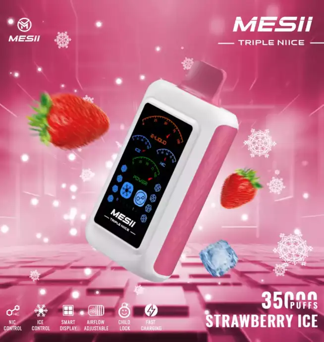 Mesii Triple NIICE 35000 Puffs Vape Adjustable ice nicotine and 35,000 puffs