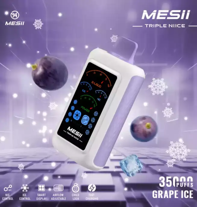 Mesii Triple NIICE 35000 Puffs Vape Adjustable ice nicotine and 35,000 puffs