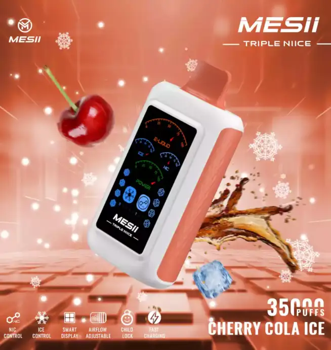 Mesii Triple NIICE 35000 Puffs Vape Adjustable ice nicotine and 35,000 puffs