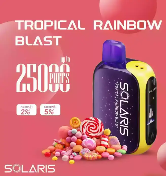 Solaris 25000 Puffs Disposable Vape Big Flavor Long