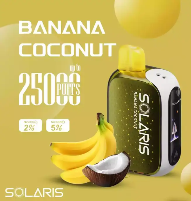 Solaris 25000 Puffs Disposable Vape Big Flavor Long