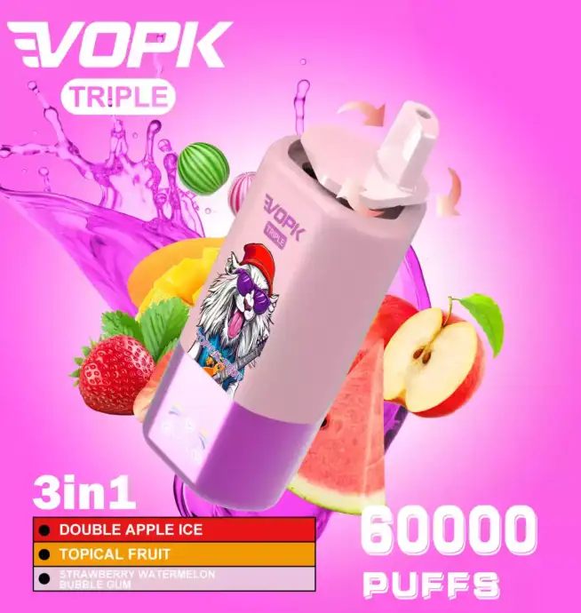 VOPK TRIPE 60000 PUFFS Smart Vape with Flavor Switch Design
