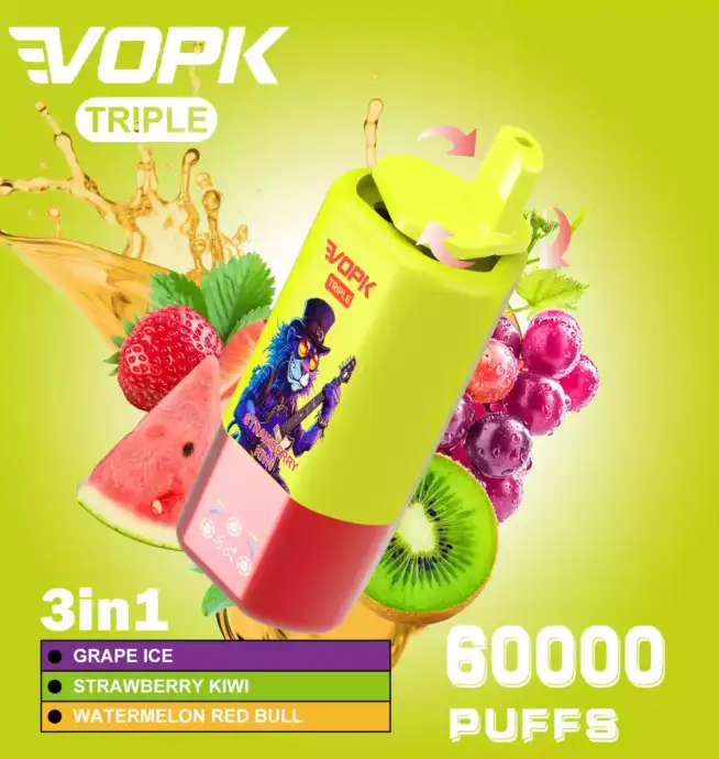 VOPK TRIPE 60000 PUFFS Smart Vape with Flavor Switch Design