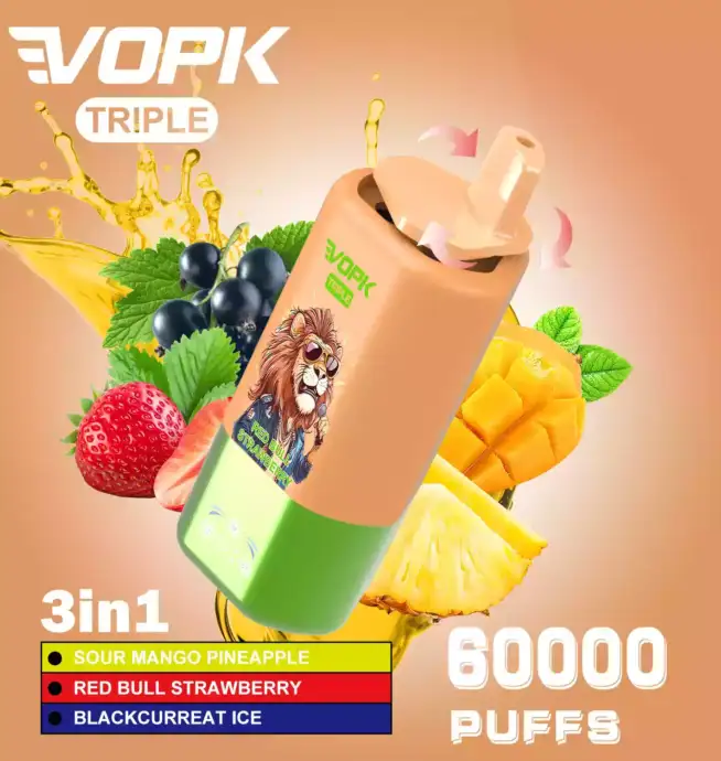 VOPK TRIPE 60000 PUFFS Smart Vape with Flavor Switch Design